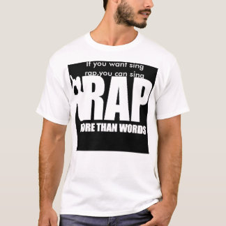 Camiseta RAP - más que palabras