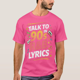 Camiseta Rap Music Lover Groovy Fiesta Funny 90'S Rnb