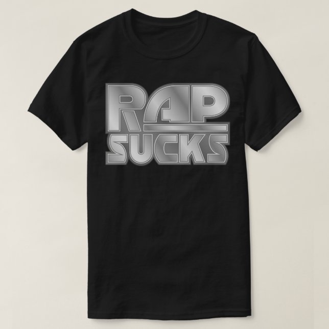 Camiseta Rap Sucks (Diseño del anverso)