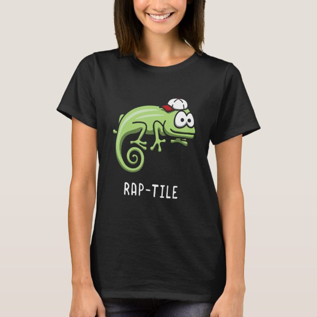 Camiseta Rap tile Rapper Reptile Hip hop Rap Music (Anverso)