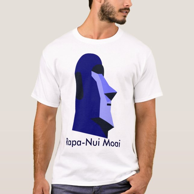 Camiseta Rapa-Nui Moai - Isla de Pascua (Anverso)