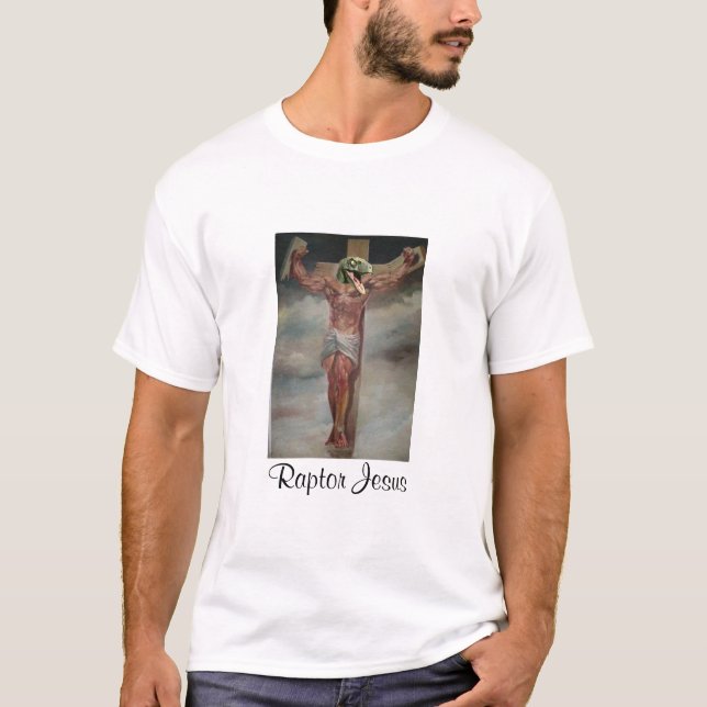 Camiseta Rapaz Jesús con del rezo la parte posterior (Anverso)