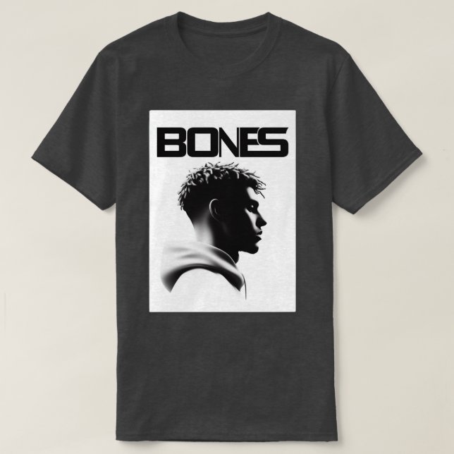 Camiseta Rapera de huesos (Diseño del anverso)