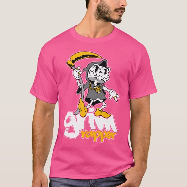 Camiseta Rapera triste - Gracioso Viejo Colegio Hip Hop Gra (Anverso)