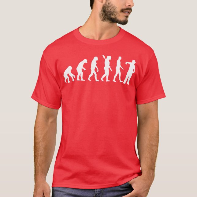 Camiseta Rapero de la evolución retro (Anverso)