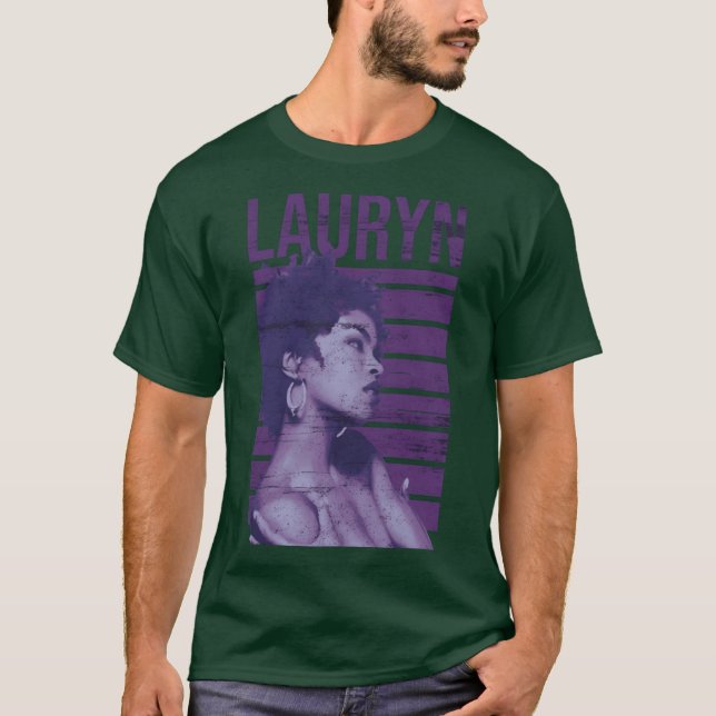 Camiseta Rapero divertido de Lauryns Hills (Anverso)