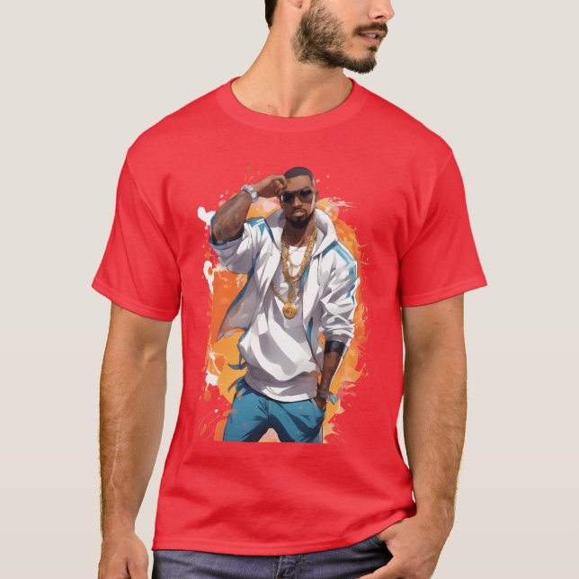 Camiseta Rapero Guapo retro (Anverso)