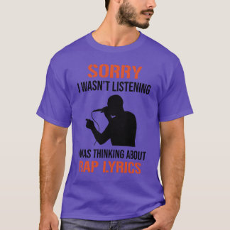Camiseta Rapero MC Hip Hop Letras de Rap Cita Freestyle ami