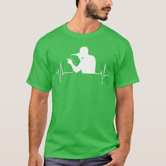 Camiseta Rapero MC Hip Hop Rap Freestyle Batalla ECG Línea 