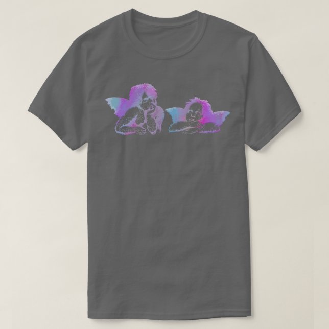 Camiseta Raphael Angels Cherubs Multicolor Bella Artes Rena (Diseño del anverso)