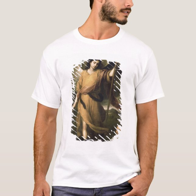 Camiseta Raphael del arcángel con obispo Domonte (Anverso)
