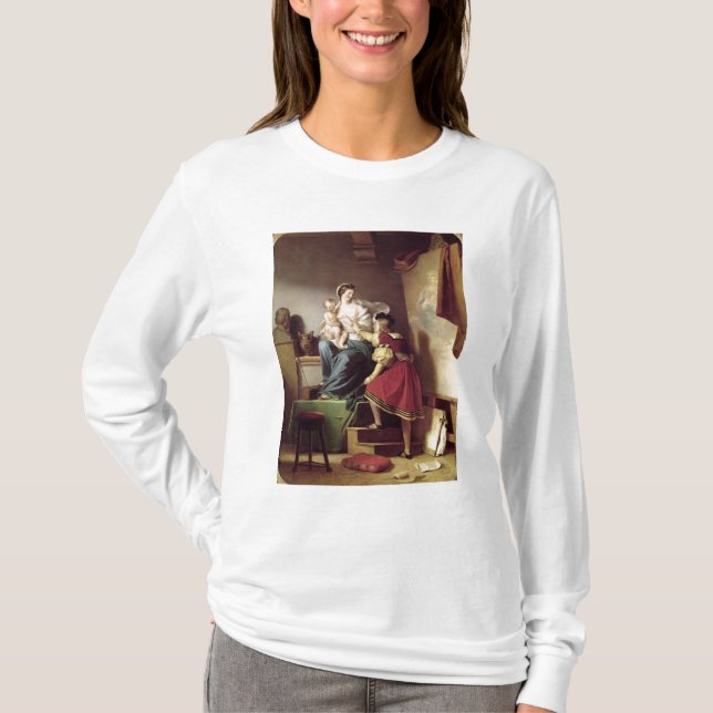 Camiseta Raphael que ajusta la actitud de su modelo el suyo (Anverso)
