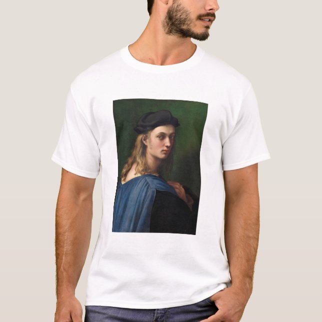 Camiseta Raphael Raffaello Bindo Altoviti famous painting (Anverso)