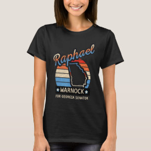Camiseta Raphael Retro Sunset Warnock Para Georgia Senador