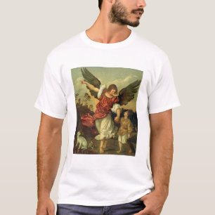 Camiseta Raphael y Tobias, 1507-8 (aceite en el panel)