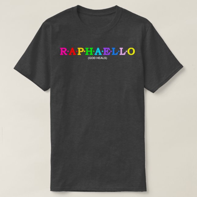 Camiseta Raphaello Dios cura 1 (Diseño del anverso)