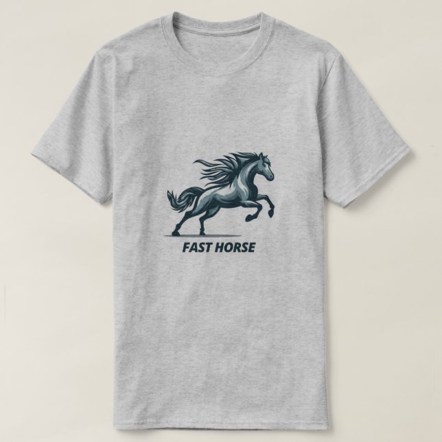 Camiseta rápida para caballos (Diseño del anverso)