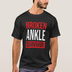 Camiseta Rápidamente, Broken Ankle Funny Broken Ankle Surv