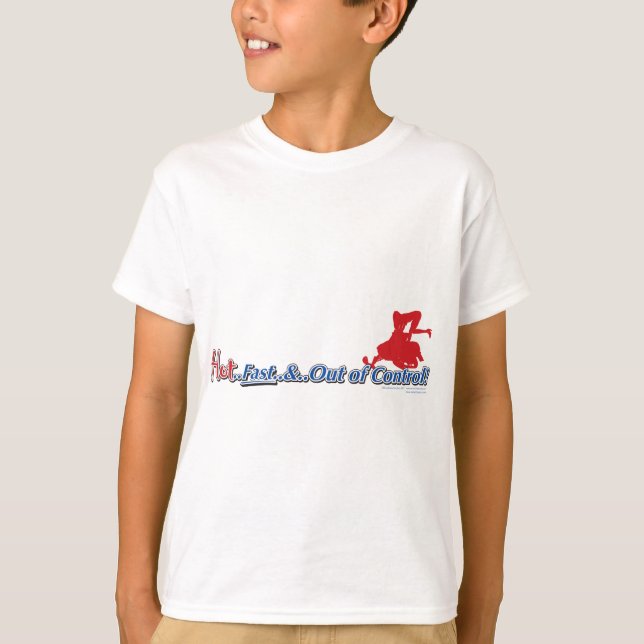 Camiseta Rápido y fuera de control (Anverso)