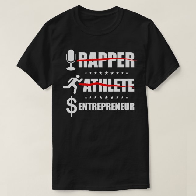 Camiseta Rapper Atlete Empresario Empresario Empresario (Diseño del anverso)