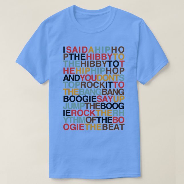 Camiseta Rapperx27s Delight Sugarhill GangTShirt (Diseño del anverso)