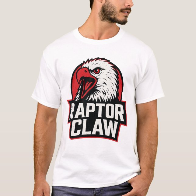 Camiseta Raptor Claw - Emblema de depredador feroz (Anverso)
