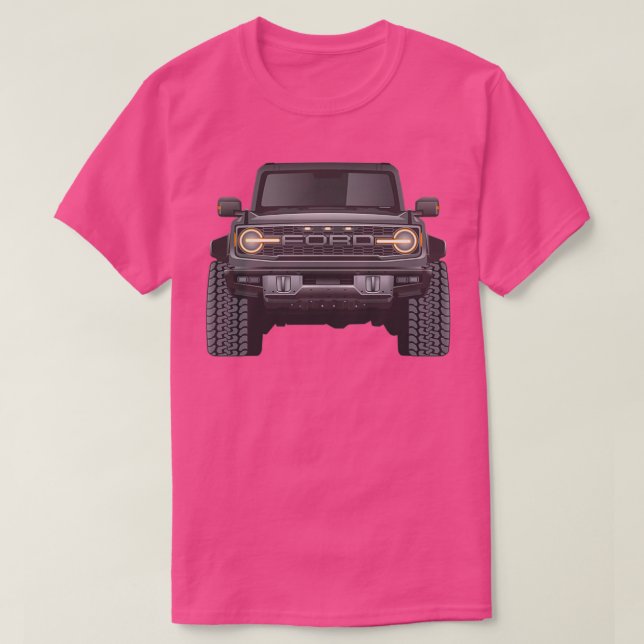 CAMISETA RAPTOR DE BRONCO BLACK 2022 (Diseño del anverso)