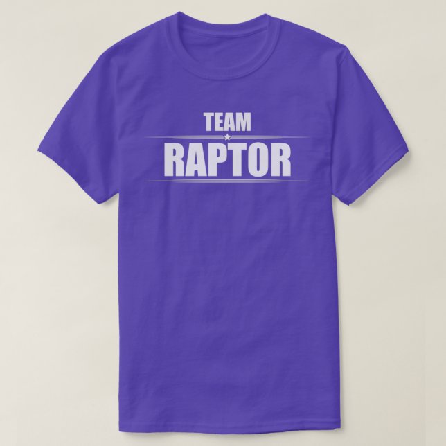 CAMISETA RAPTOR DE EQUIPO (Diseño del anverso)