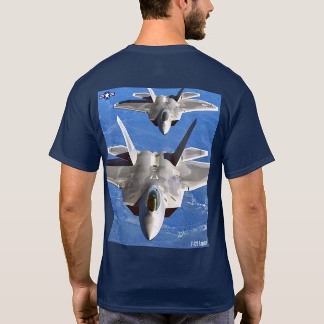 CAMISETA RAPTOR F-22A (Reverso)