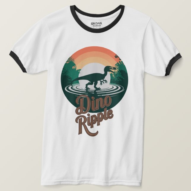 Camiseta Raptor Ripple (Anverso del diseño)