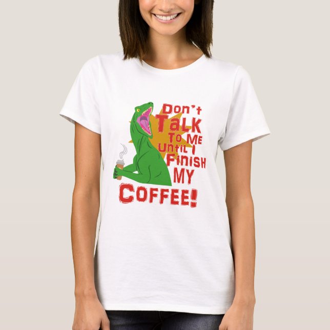 Camiseta Raptores y café (Anverso)