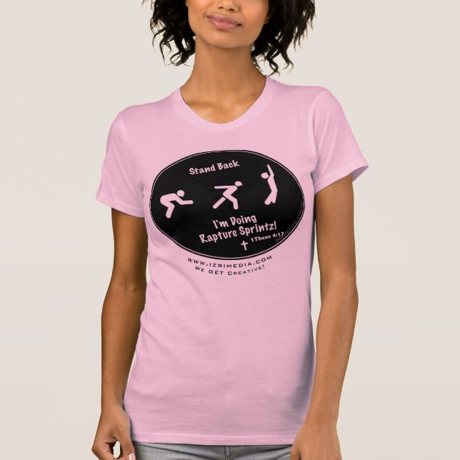 Camiseta ¡Raptura Sprintz! (Rosa) por Troy Goss T-Shirt (Anverso)