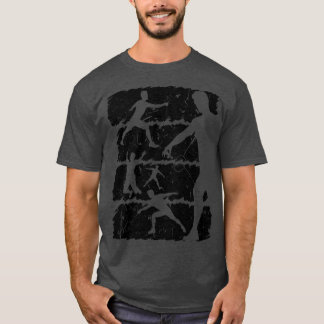 Camiseta Raqueta Badminton Player Shuttle