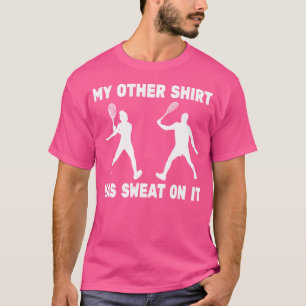 Camiseta Raqueta de jugador de squash Pelota de squash Entr