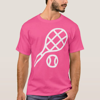 Camiseta Raqueta De Tenis Y Bolas
