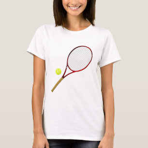 Camiseta Raqueta y pelota de tenis