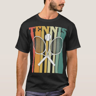Camiseta Raquetas de tenis cruzadas dribando baloncesto
