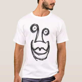 Camiseta Rara cara sombría y tonta