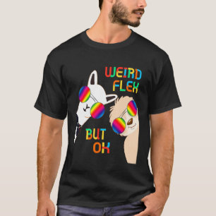 Camiseta Rara Flex Pero Ok Alpaca Llama Slots Guay Sunglass
