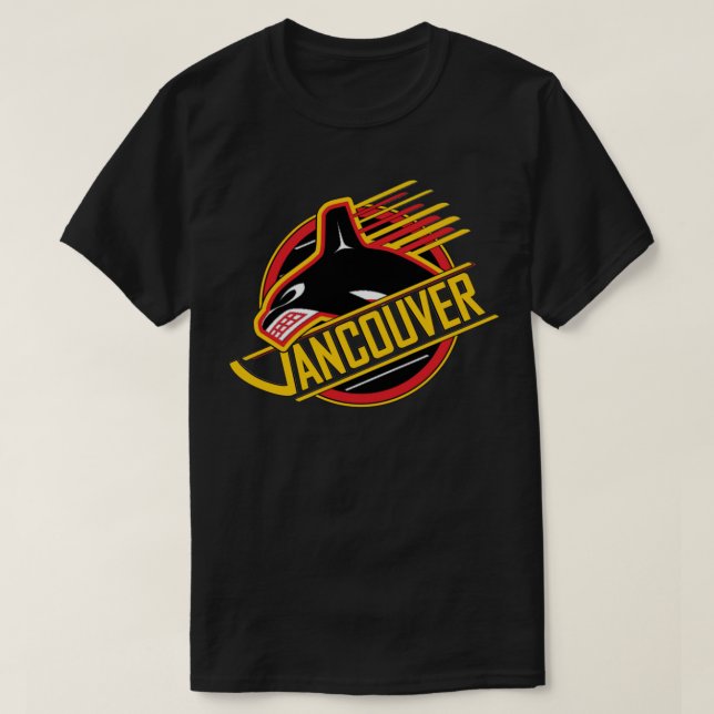 Camiseta RARE Vancouver Hockey - Retro Canucks Classic T-Sh (Diseño del anverso)