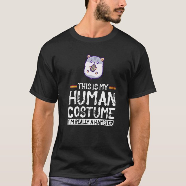 Camiseta Raro Este Es Mi Disfraz Humano, Soy Realmente Un H (Anverso)