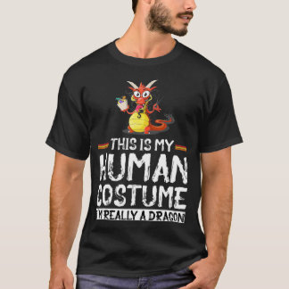 Camiseta Raro Gracioso Este Es Mi Disfraz Humano Que Soy Re