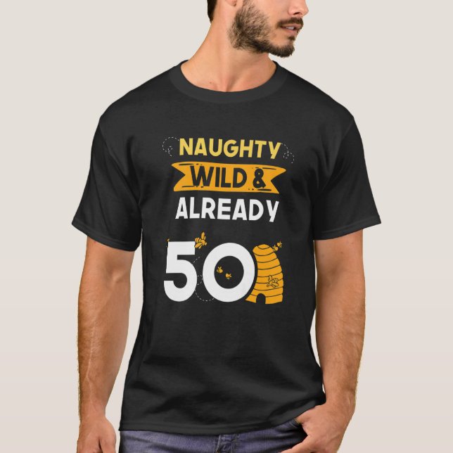 Camiseta Raro Salvaje y ya 50 Cumpleaños Beekeeper Bee (Anverso)