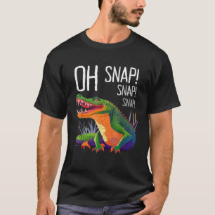 Camiseta Raro vestido de lagarto Oh hombres cocodrilos cóli