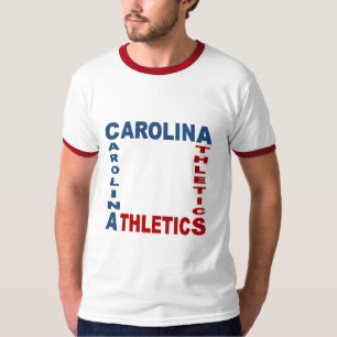 Camiseta ras de ja blanc rouge CAROLINA ATLETICS