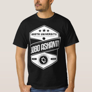 Camiseta Ras University Bobo Ashanti Good Vibes Reggae