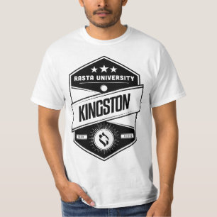 Camiseta Rasa University Kingston Good Vibes Reggae