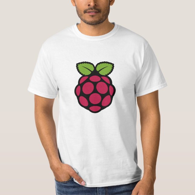 Camiseta Rasberry pi/camiseta de Raspbian Linux (Anverso)