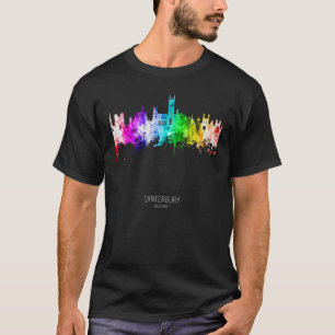 Camiseta Rascacielos Canterbury England Skyline