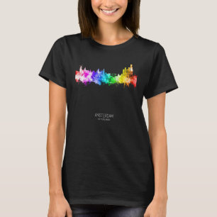 Camiseta Rascacielos Skyline de Amsterdam